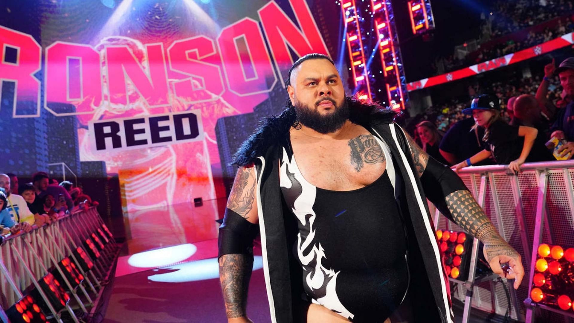 Bronson Reed heads to the ring on WWE RAW
