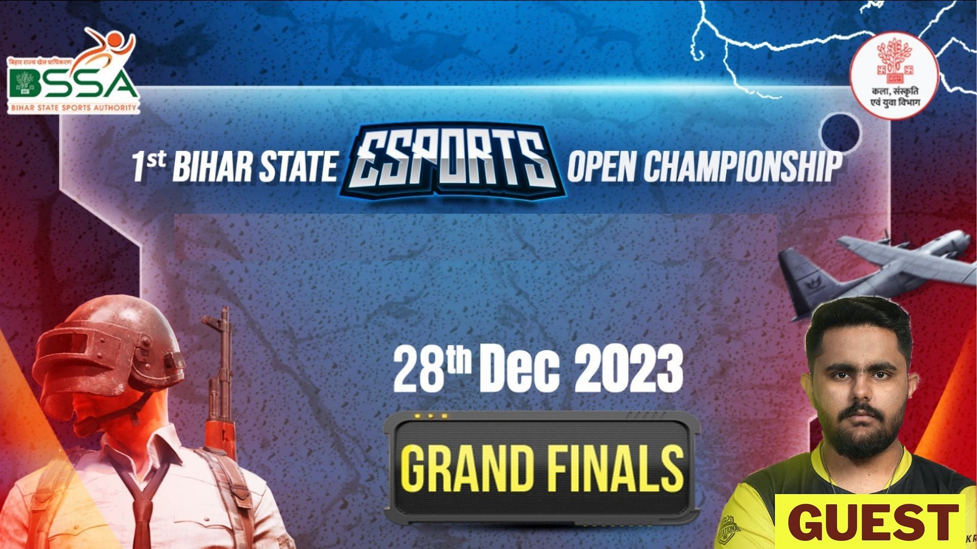 Bihar State BGMI Esports Open Championship 2023 Grand Finals takes place on December 28 (Image via BSSA)