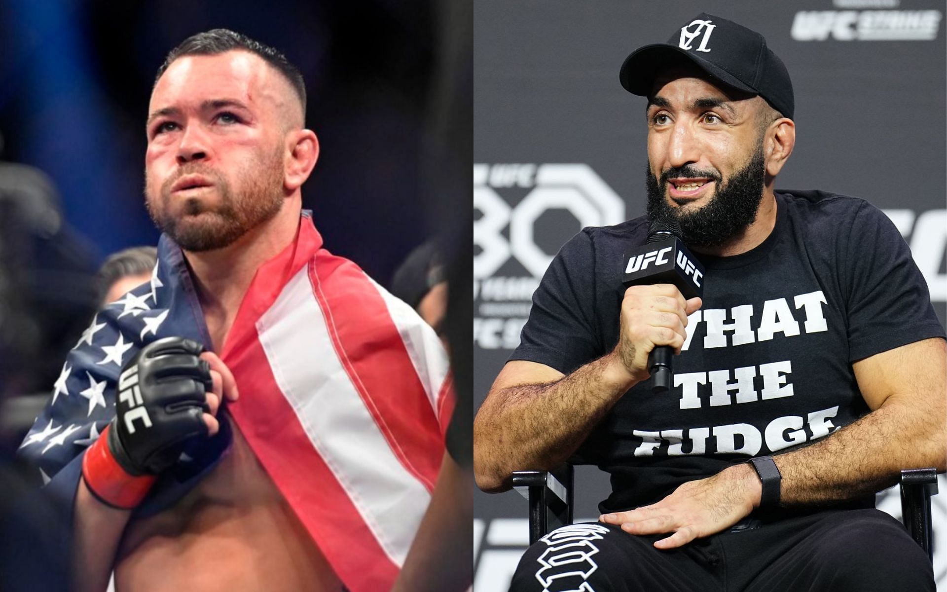 Colby Covington (left) and Belal Muhammad (right). [via Getty Images]