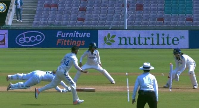 [Watch] Pooja Vastrakar runs out Tammy Beaumont with a direct hit in IND-W vs ENG-W