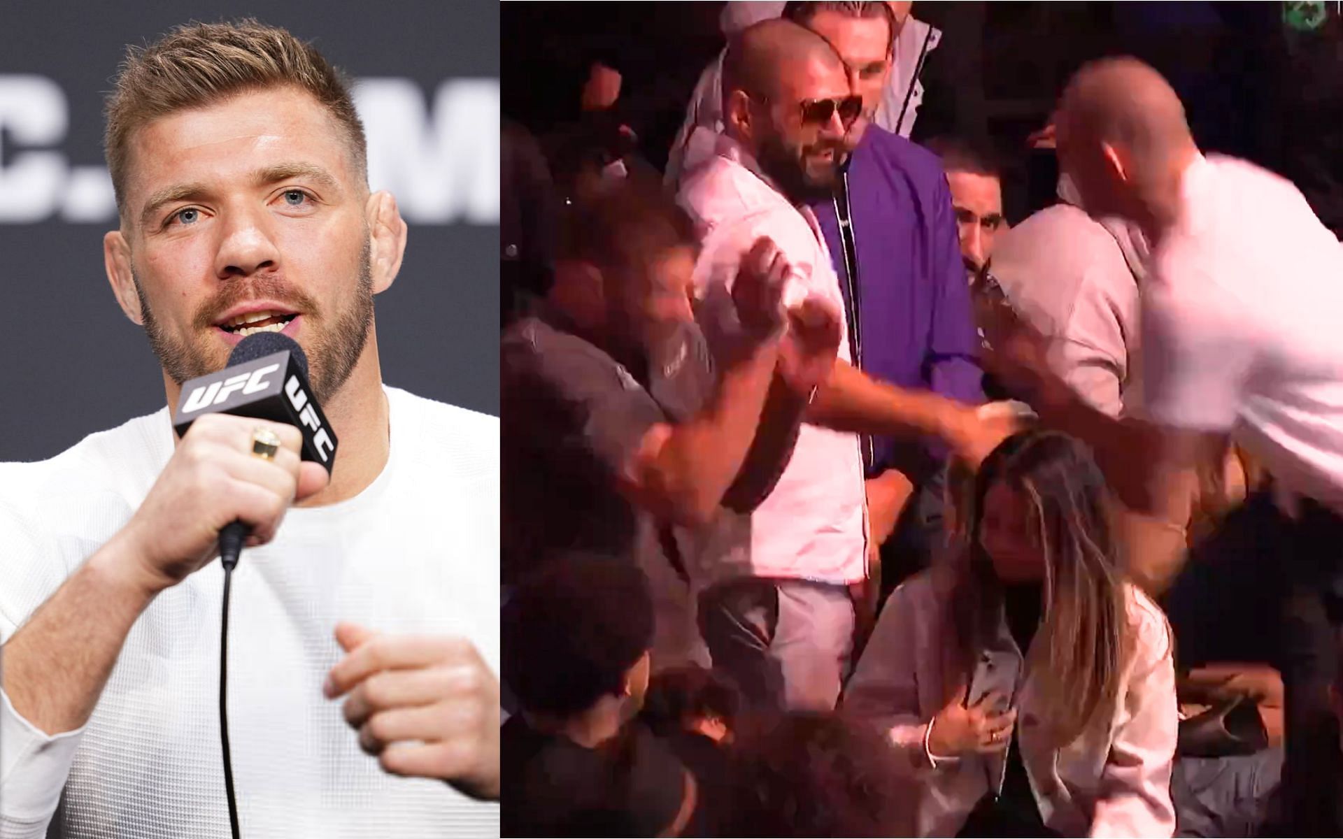 Dricus du Plessis (left) speaks out after UFC 296 brawl with Sean Strickland (right) [Images Courtesy: @GettyImages and @ufc on X]