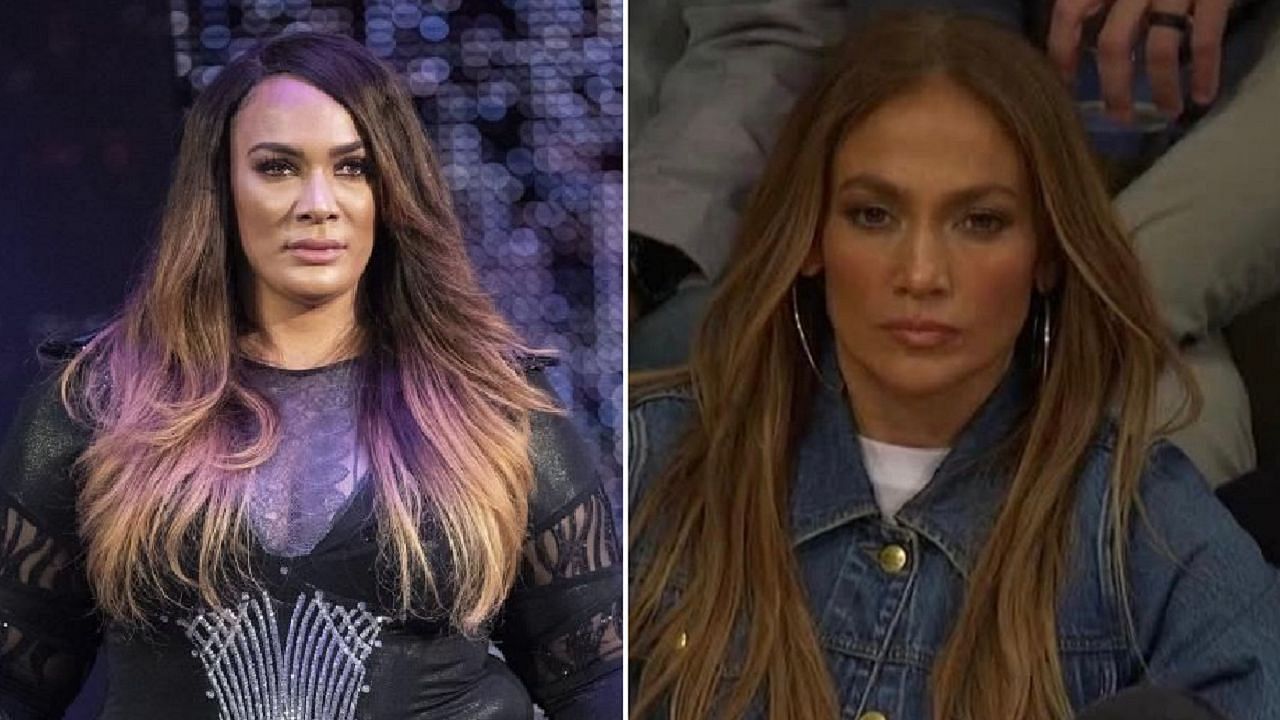 Nia Jax (left); Jennifer Lopez (right)