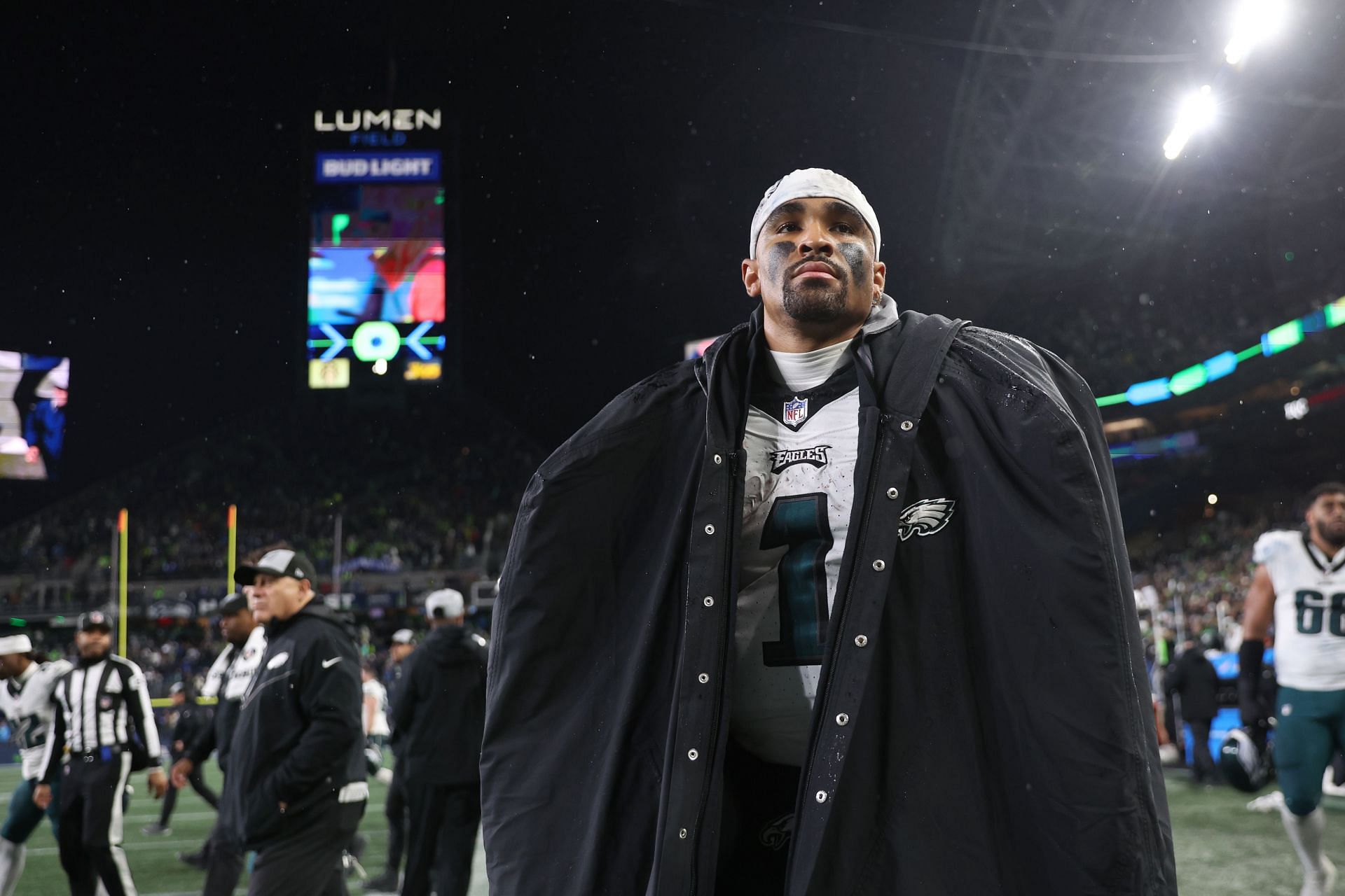 Jalen Hurts at Philadelphia Eagles v Seattle Seahawks