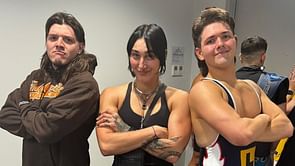 Rhea Ripley sends a message to Dominik Mysterio after hanging out with wrestler who looks like him