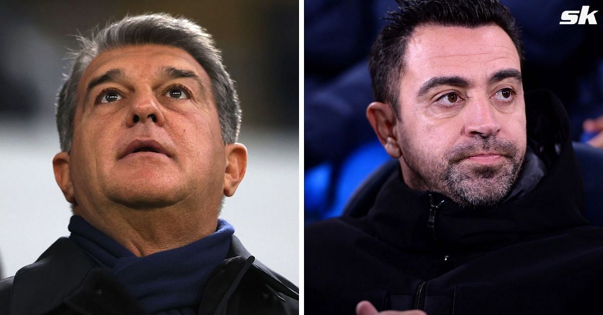 Barcelona president Joan Laporta sends Xavi a message of support