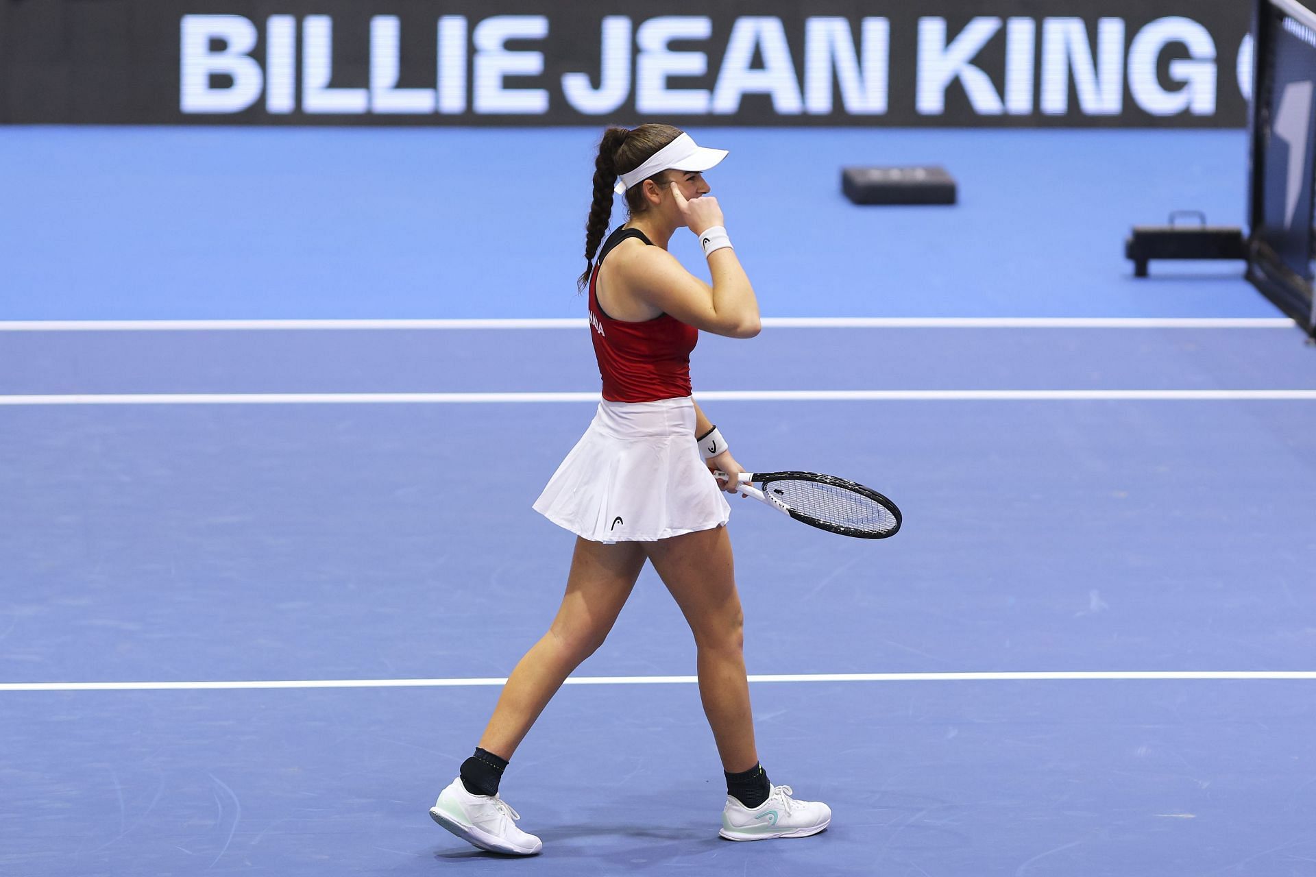 Marina Stakusic at Billie Jean King Cup finals