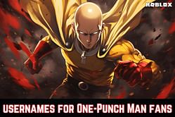 200 unique Roblox usernames for One-Punch Man fans