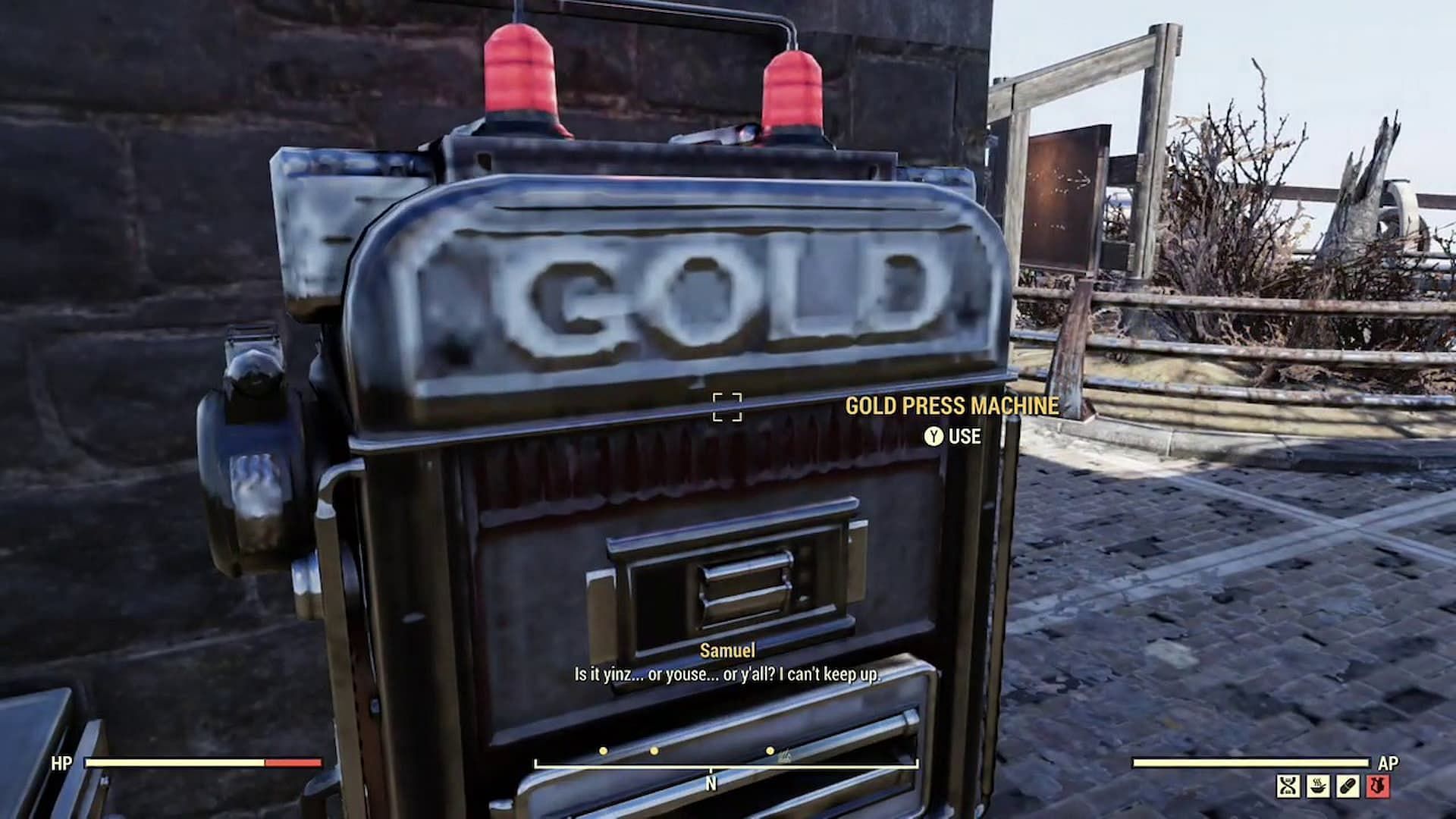 Players can acquire the Gold bullion currency in Fallout 76 (Image via Bethesda Game Studios)