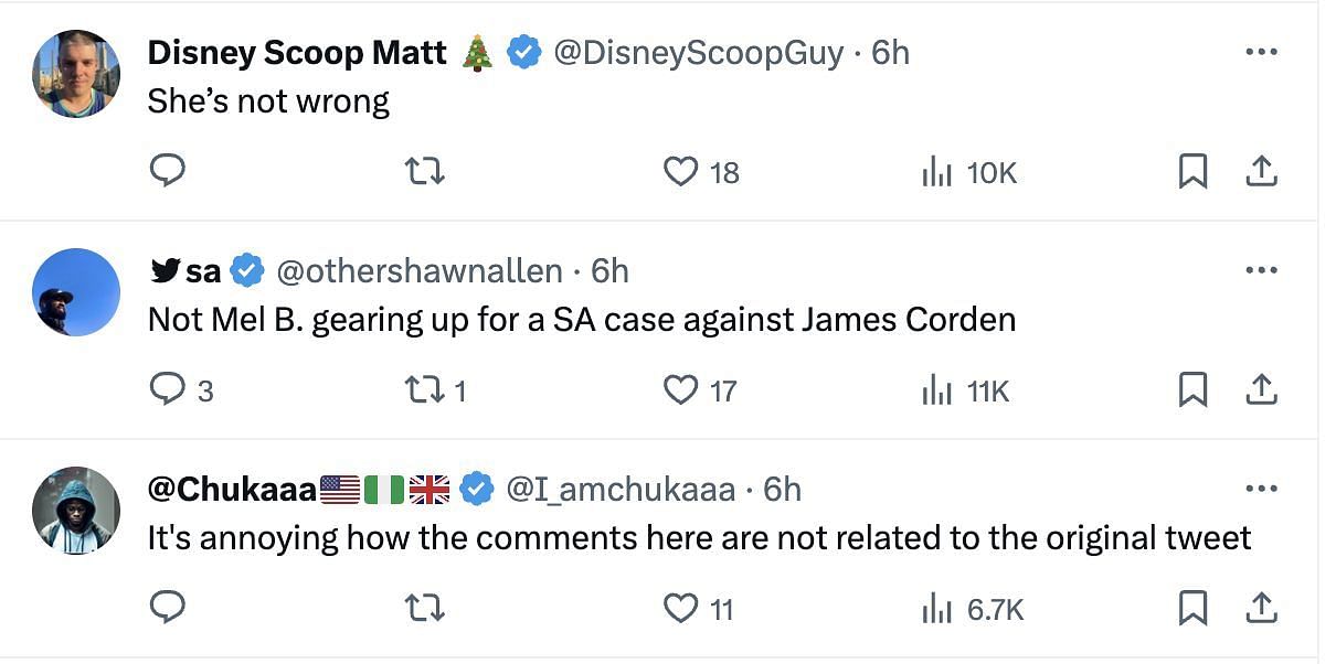 Social media users reacted to the singer owning up to calling James Corden last year. (Image via @PopCrave/ Twitter)