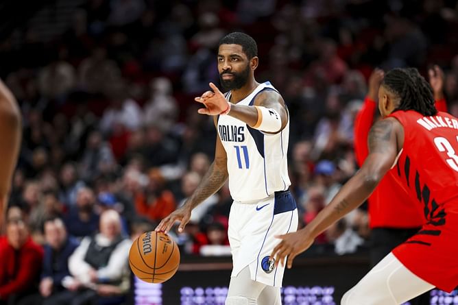 “Send Dwight to China”, "Walking like Walter Jr.”: Disheartened NBA fans react to Kyrie Irving using walking boot and crutches