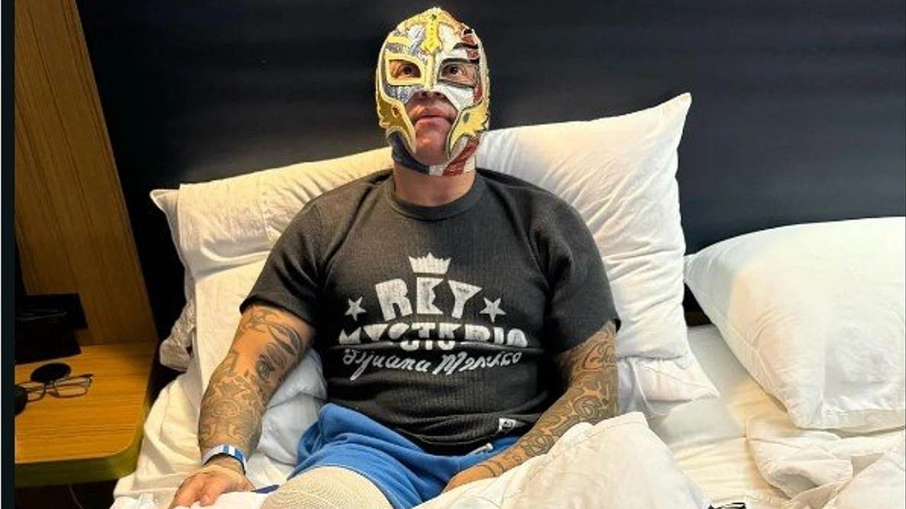 Rey Mysterio is currently out of action after knee surgery