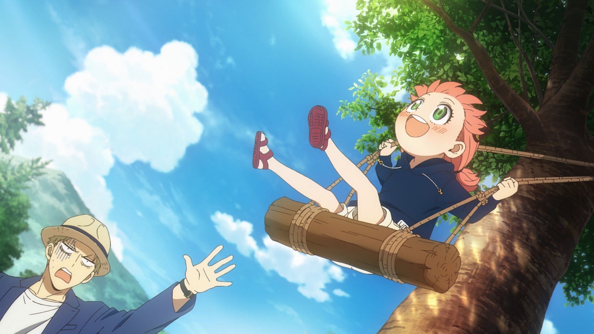 Anya and Loid as shown in the anime (Image via CloverWorks and WIT)