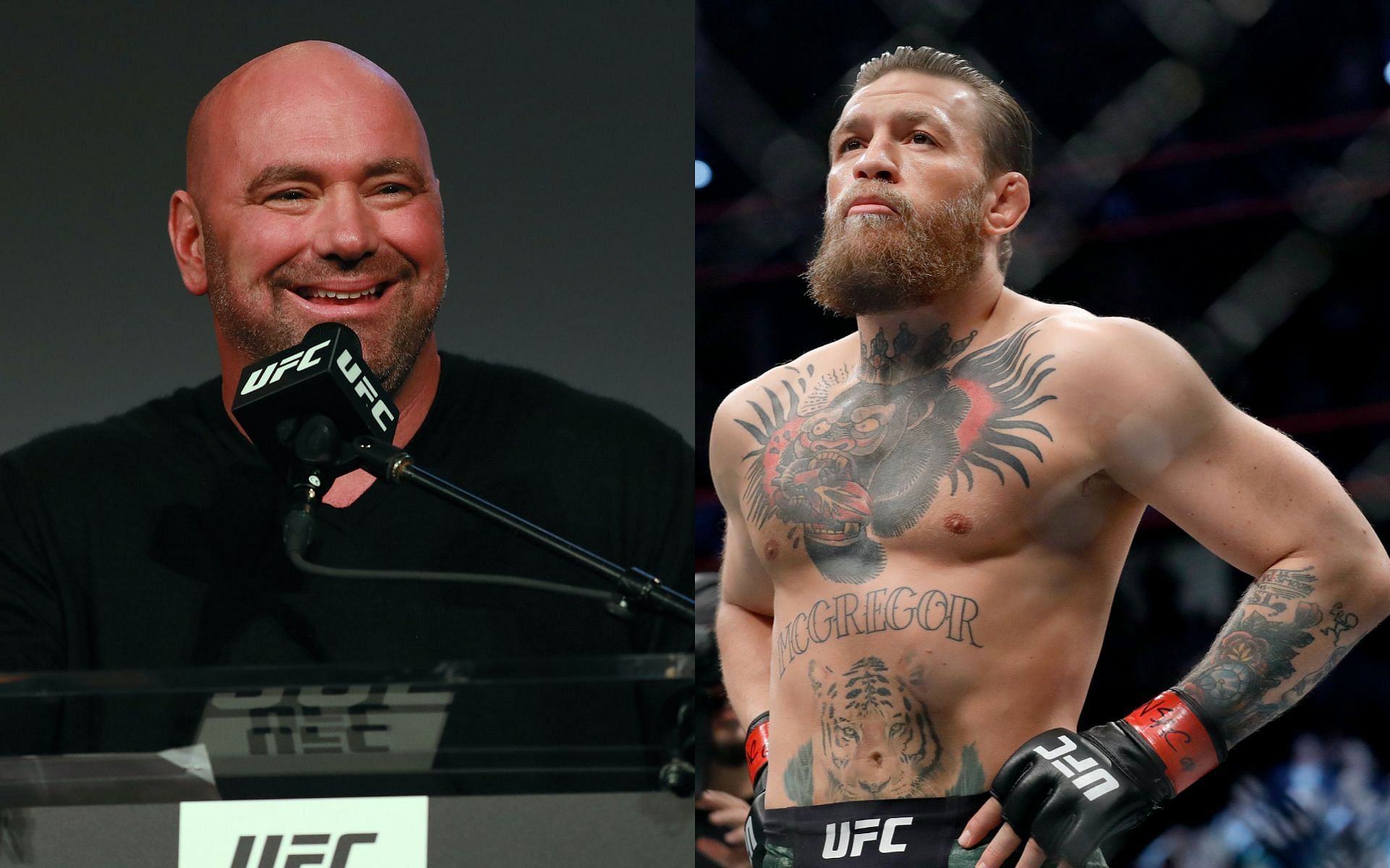 Dana White and Conor McGregor [Image credits: Getty Images] 