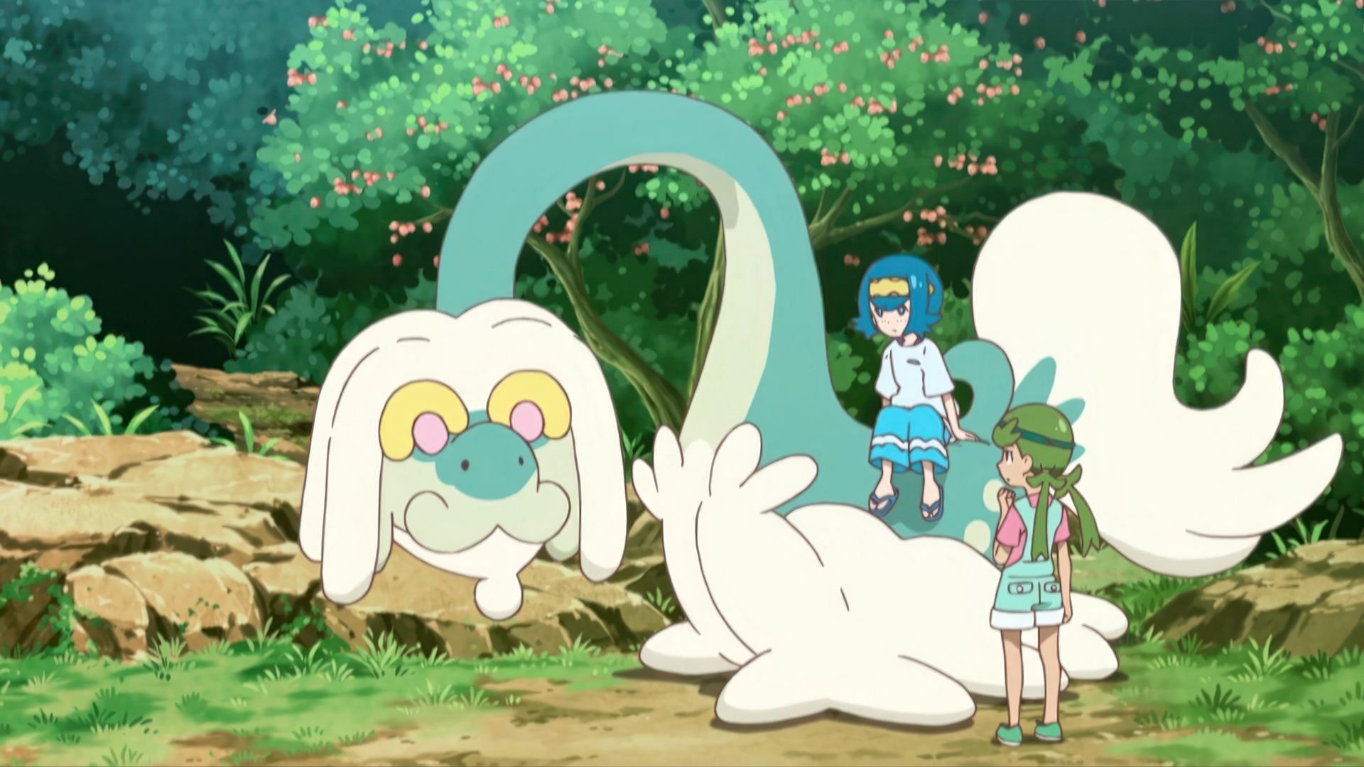 Drampa in the anime (Image via TPC)