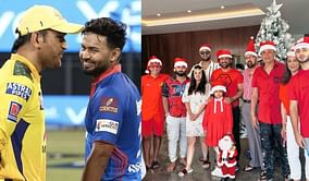 MS Dhoni celebrates Christmas with family and friends; Rishabh Pant also joins him
