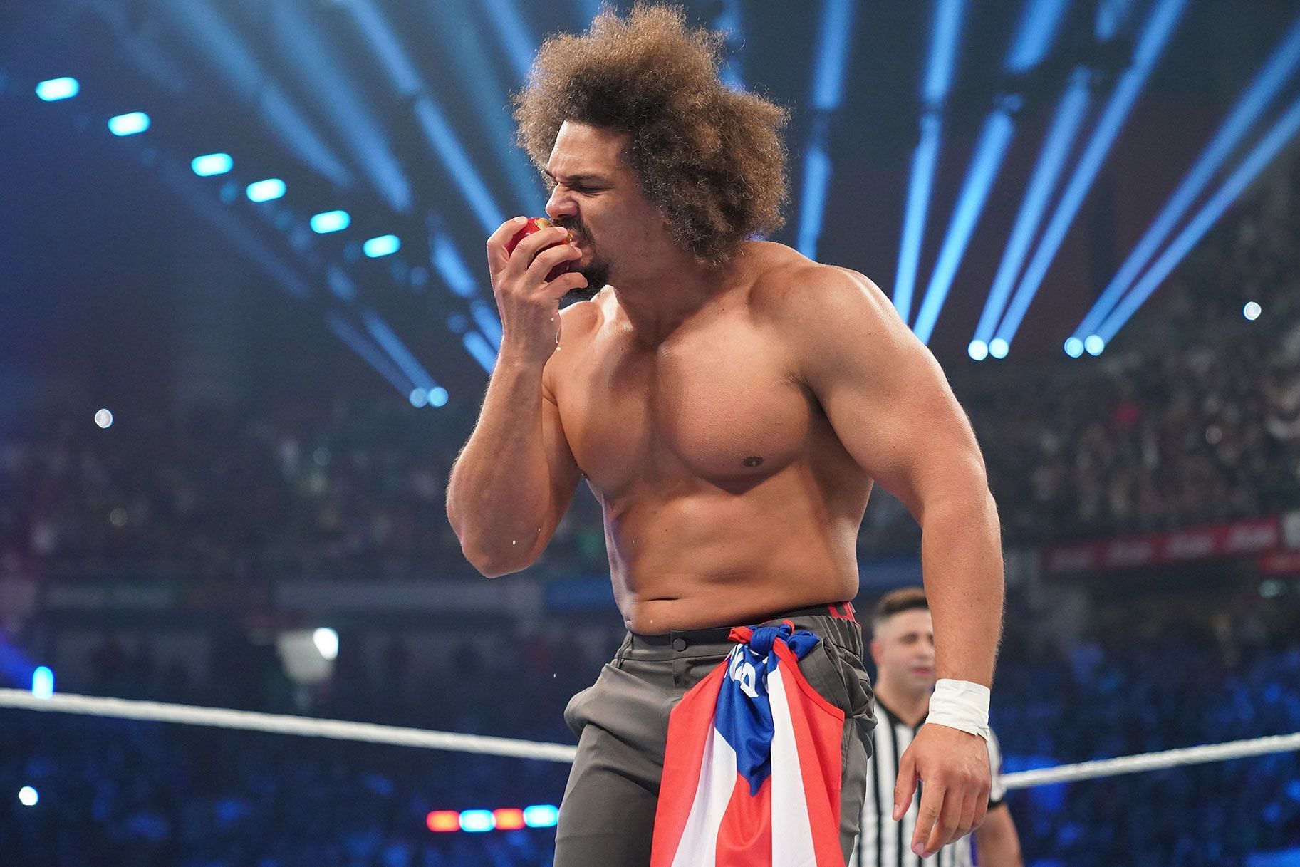 The fans cheered Carlito upon his return in May.