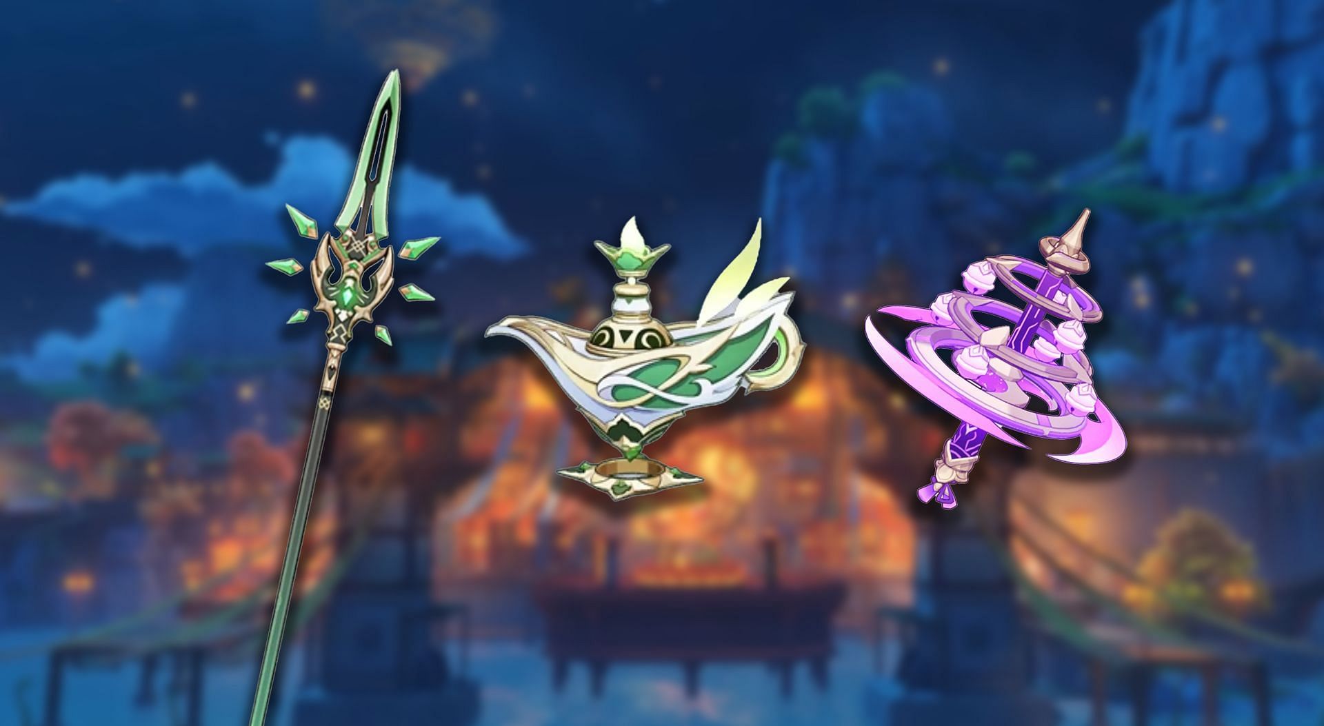 5-star weapons that will be featured in v4.4 (Image via HoYoverse)