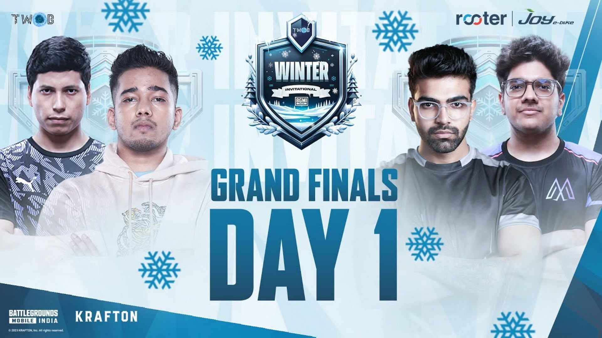 Day 1 of BGMI Winter Invitational Finals concluded (Image via TWOB)