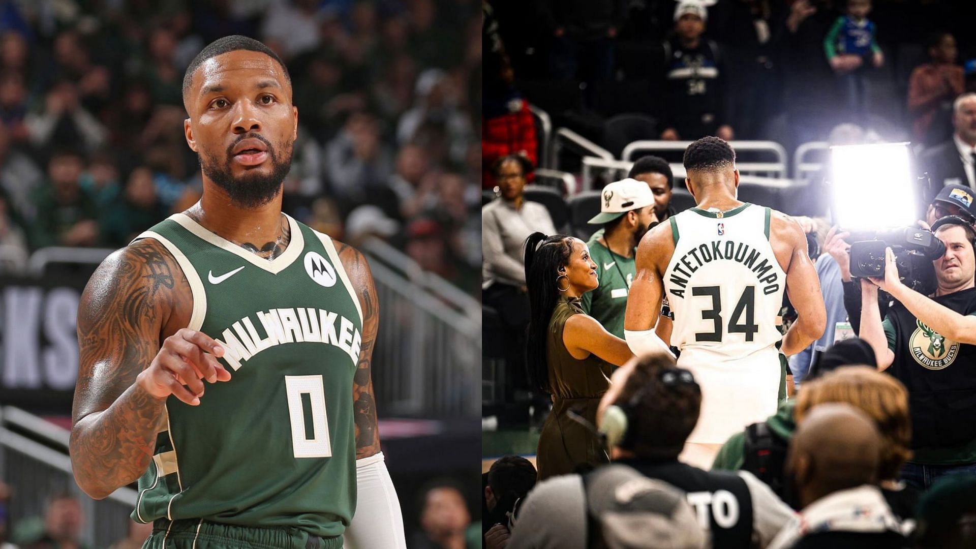 &quot;Best duo in the league&quot;: Bucks fans erupt as Giannis Antetokounmpo &amp; Damian Lillard duo shines with 66 points in Bucks