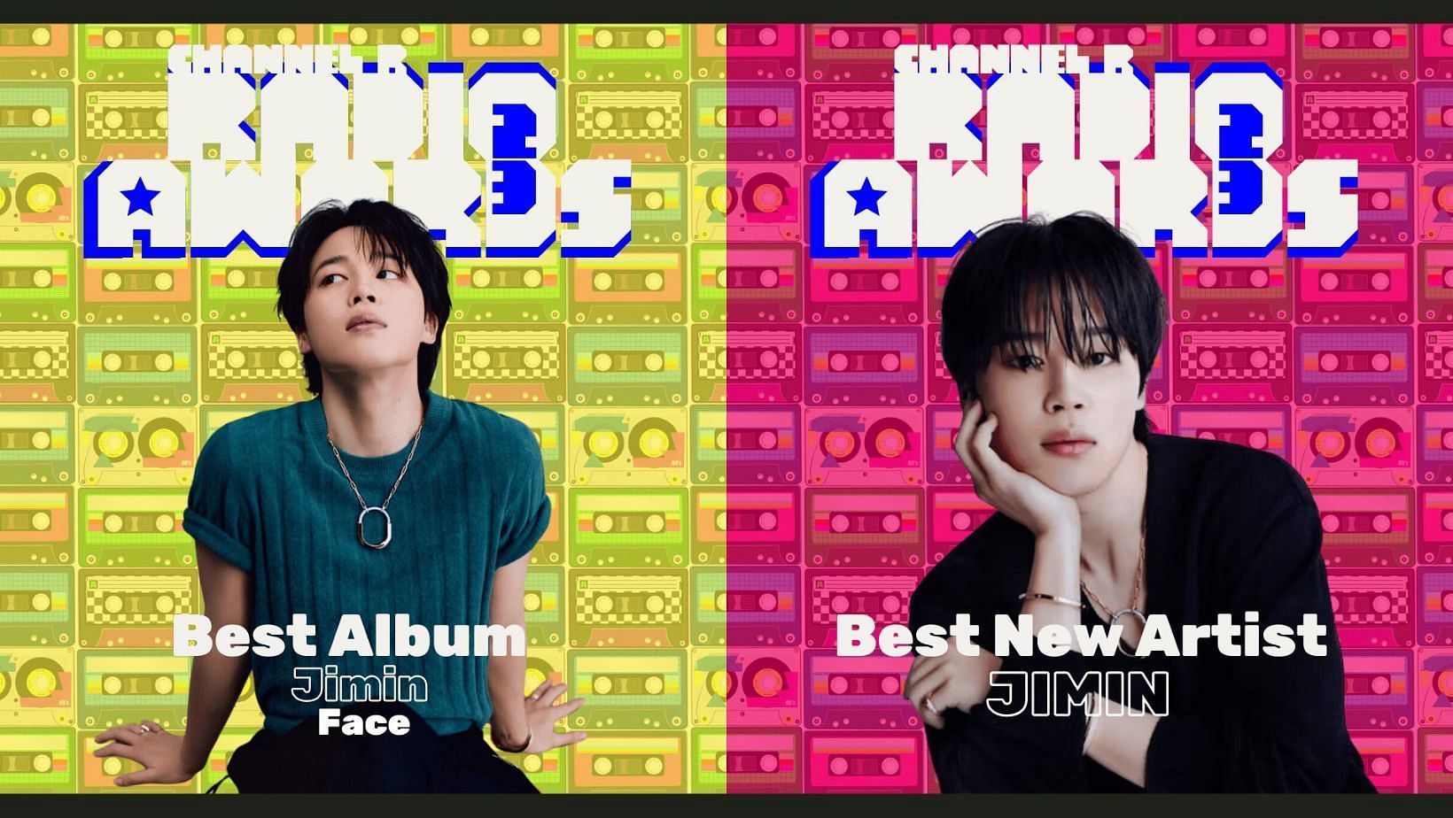 Jimin wins the Best New Artist and Best Album (FACE) categories at the Channel R Radio Awards 2023