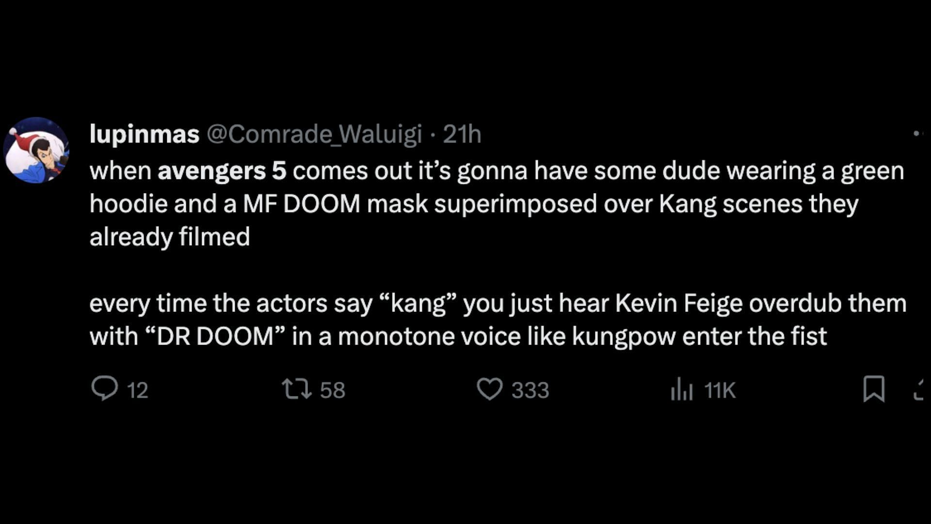 Fans discuss Dr Doom&#039;s MCU entry (Image via Twitter)