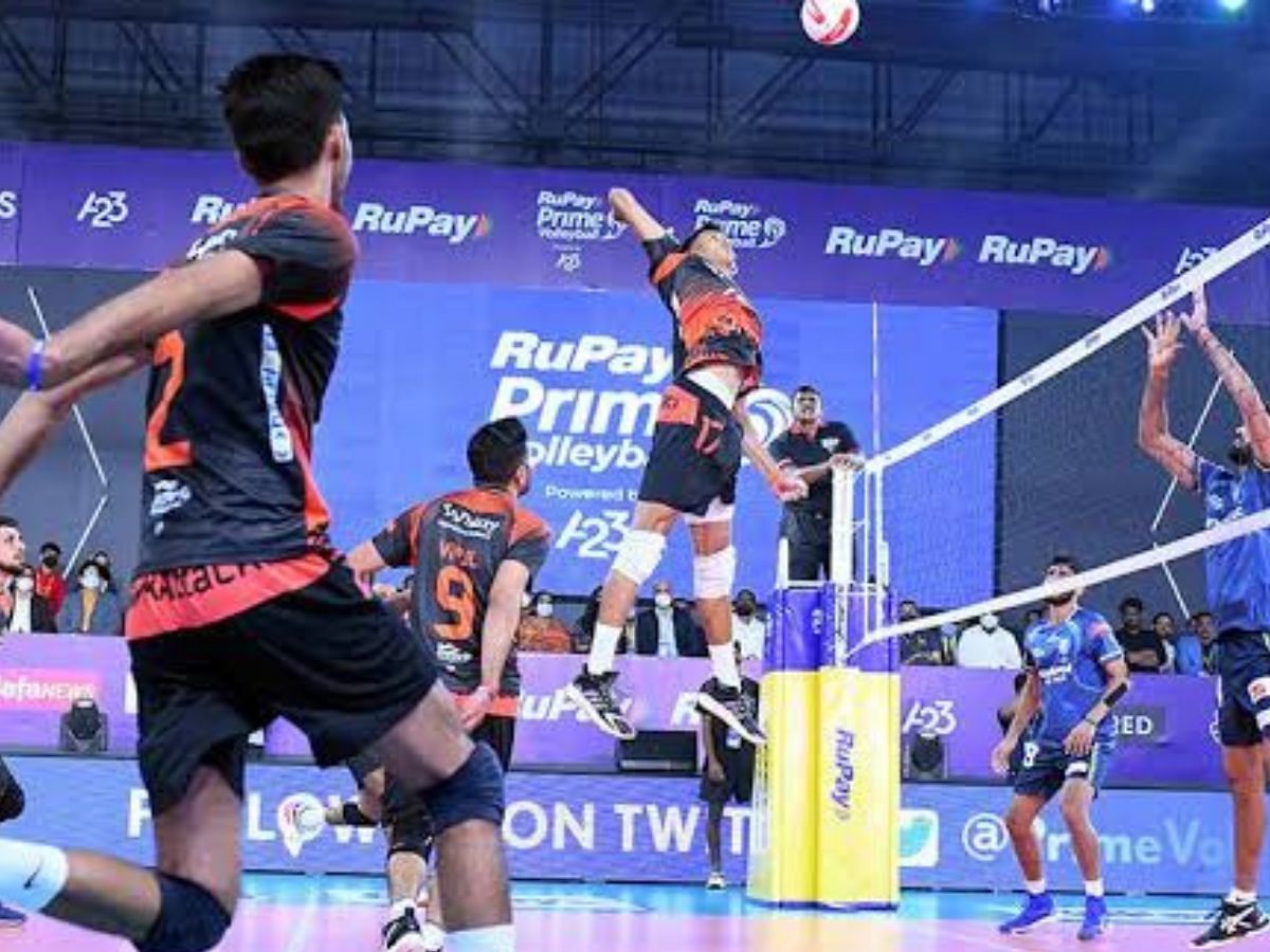 Live volleyball online match