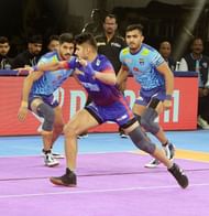 Naveen Kumar of Dabang Delhi in action (Credits: PKL)