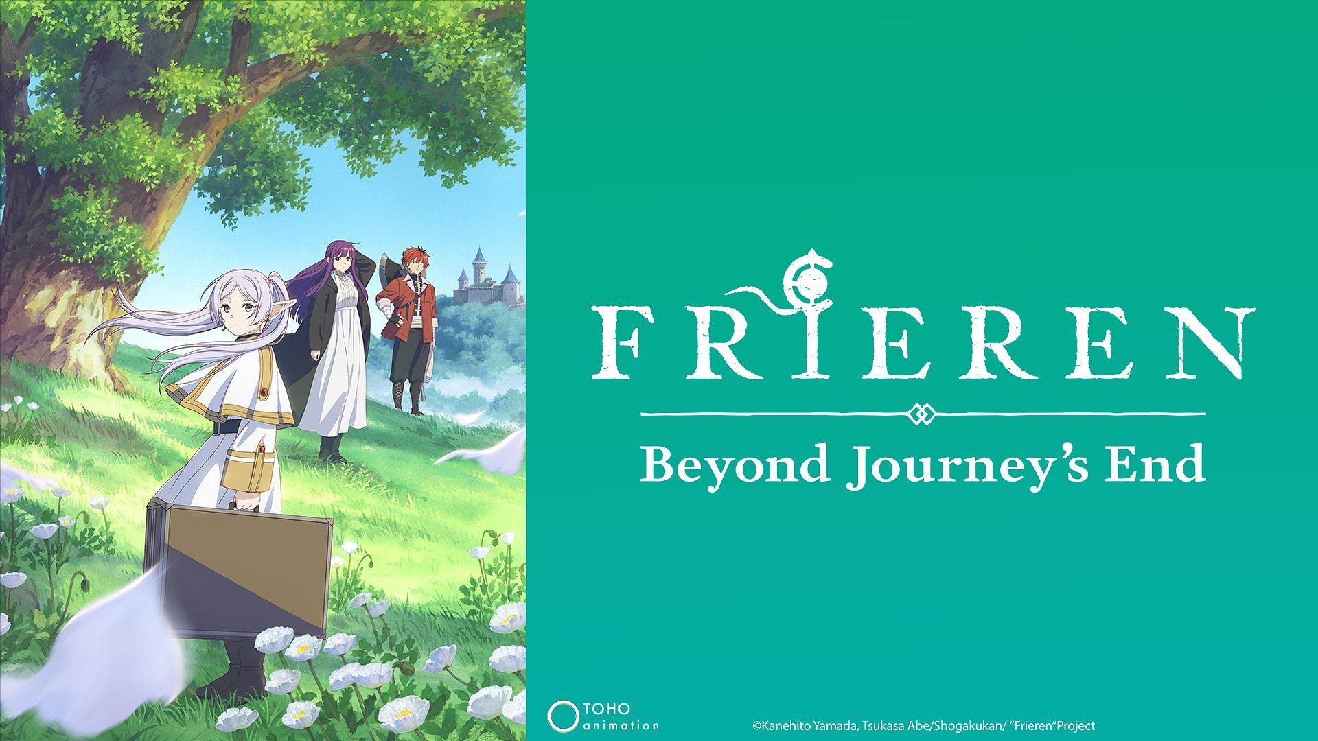 Title card for Frieren: Beyond Journey&#039;s End anime (Image via Madhouse)