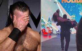 [VIDEO] Drew McIntyre hilariously carried away by a strong security guard after losing main event match at MSG