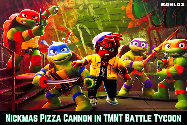 How to get Nickmas Pizza Cannon in Roblox TMNT Battle Tycoon?