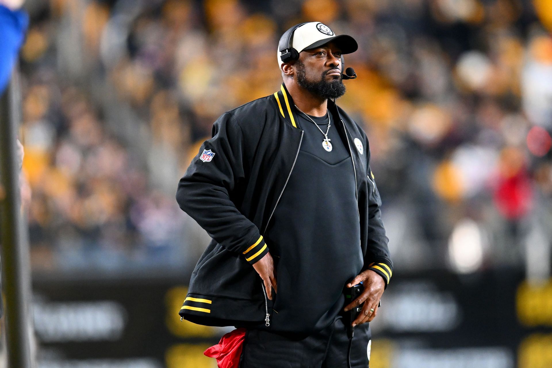 Mike Tomlin at New England Patriots vs. Pittsburgh Steelers