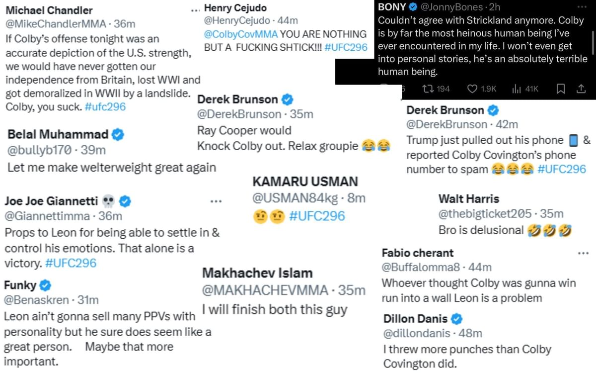 UFC 296 "Most heinous human being" Jon Jones, Dillon Danis and