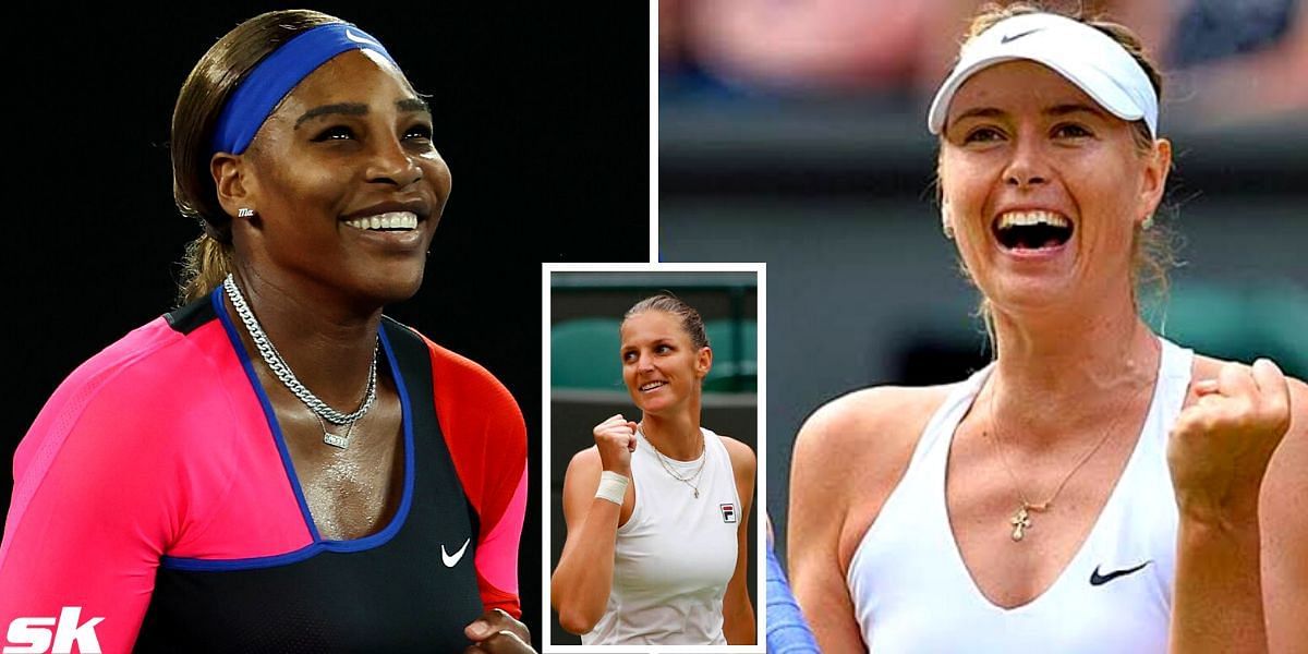 Serena Williams, Maria Sharapova, Karol&iacute;na pliskova