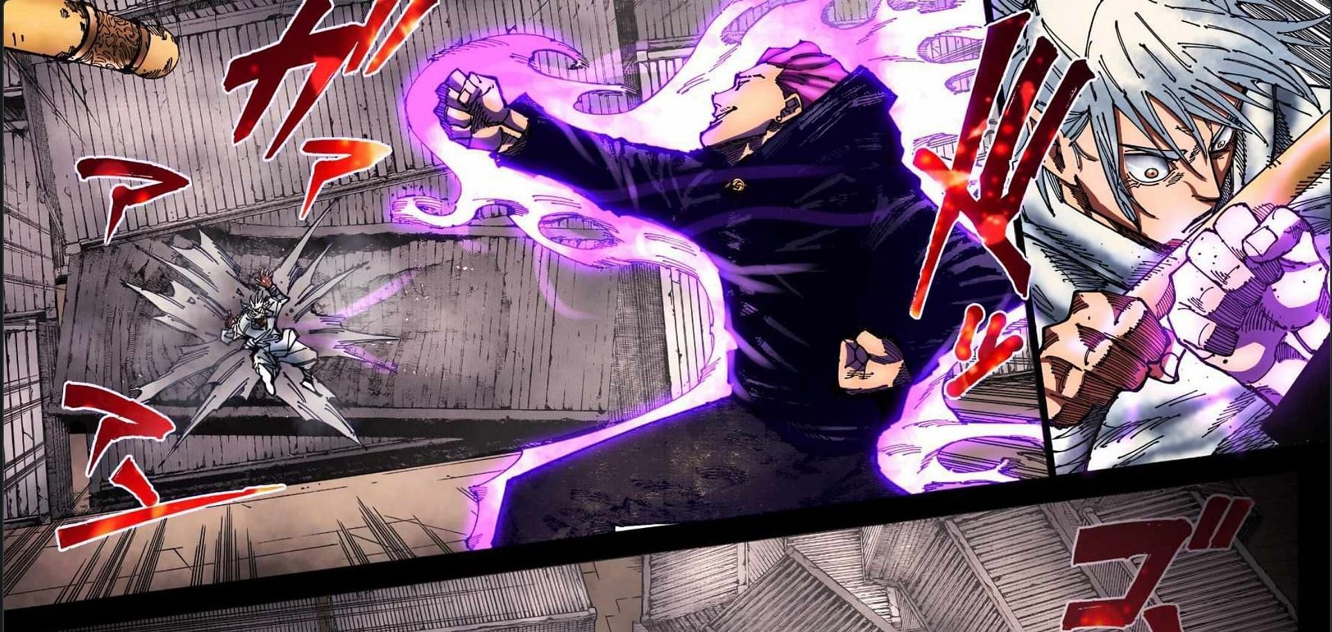 Kinji Hakari vs Hajime Kashimo in Jujutsu Kaisen (Image via Gege Akutami, Sheuisha)