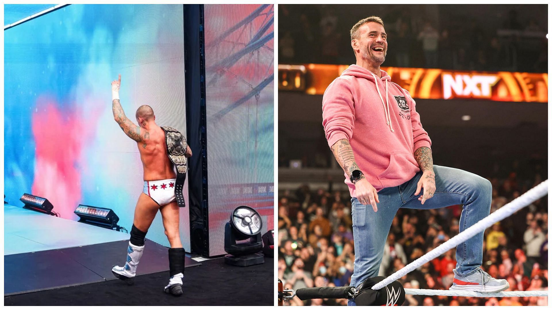 CM Punk appeared last night at WWE NXT Deadline.