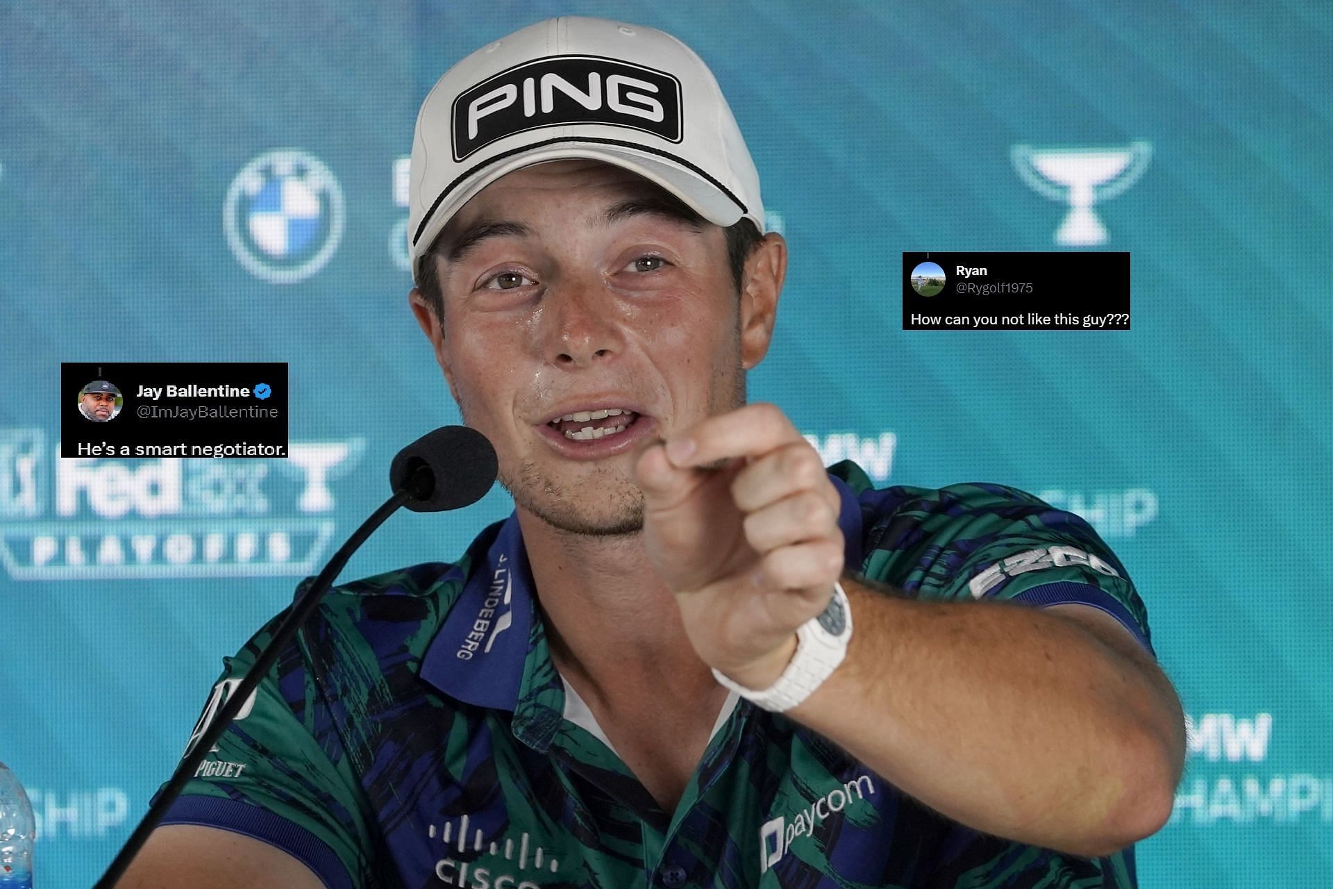 Viktor Hovland criticizes the PGA Tour in his latest interview
