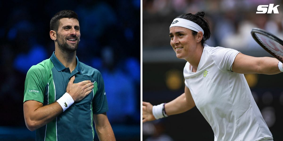 Ons Jabeur honors Novak Djokovic with a bow during her match at Riyadh Season Tennis Cup