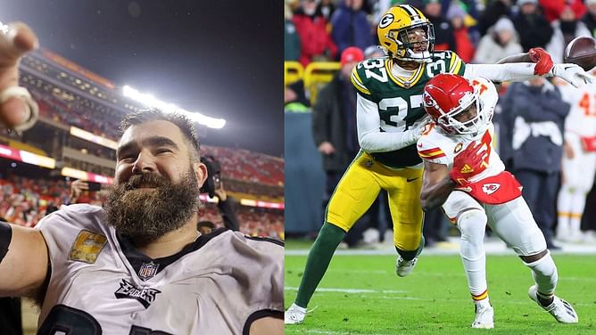 Jason Kelce calls out refs for controversial missed DPI call on Marquez Valdes-Scantling