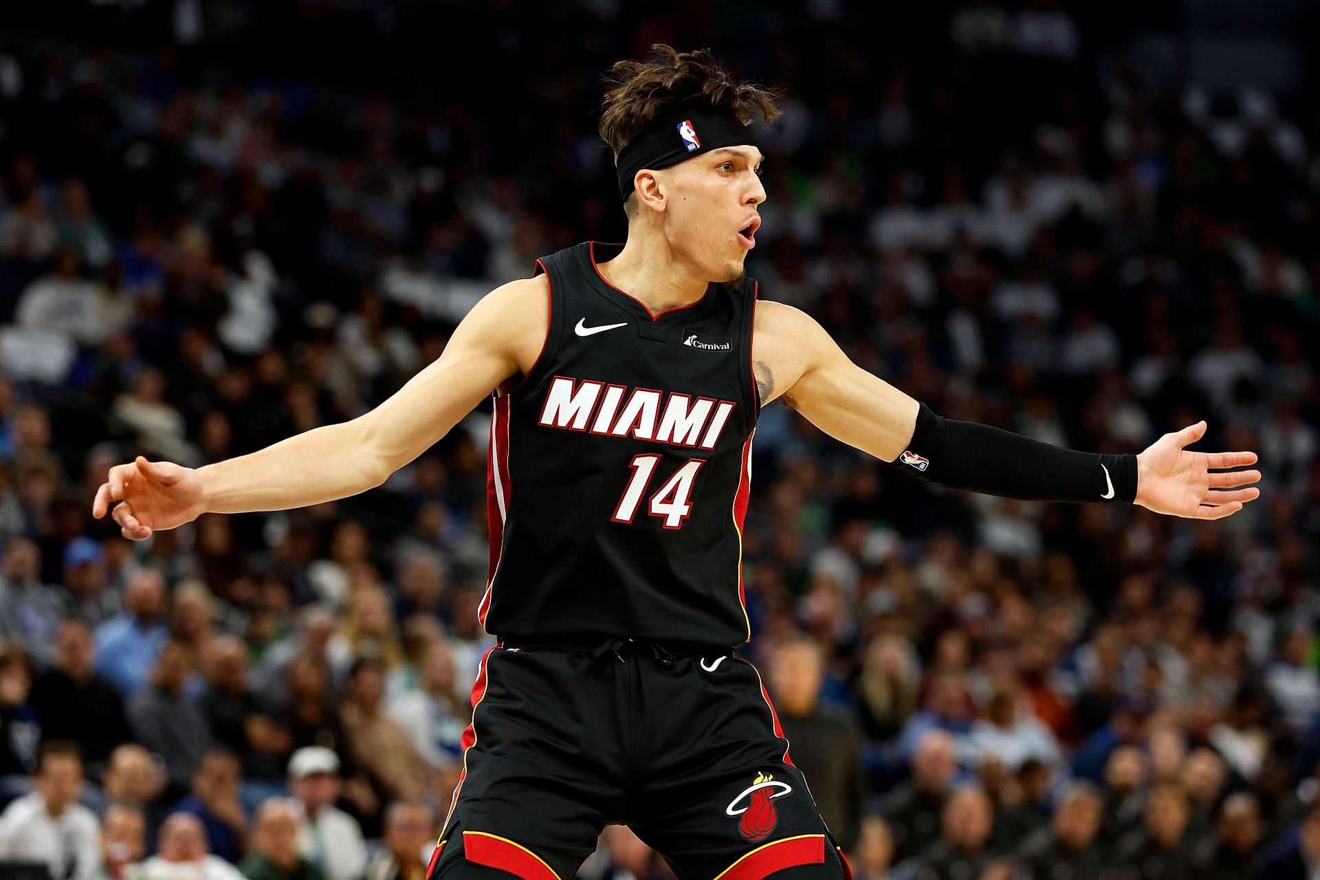 Tyler Herro of the Miami Heat has not played for more than a month.