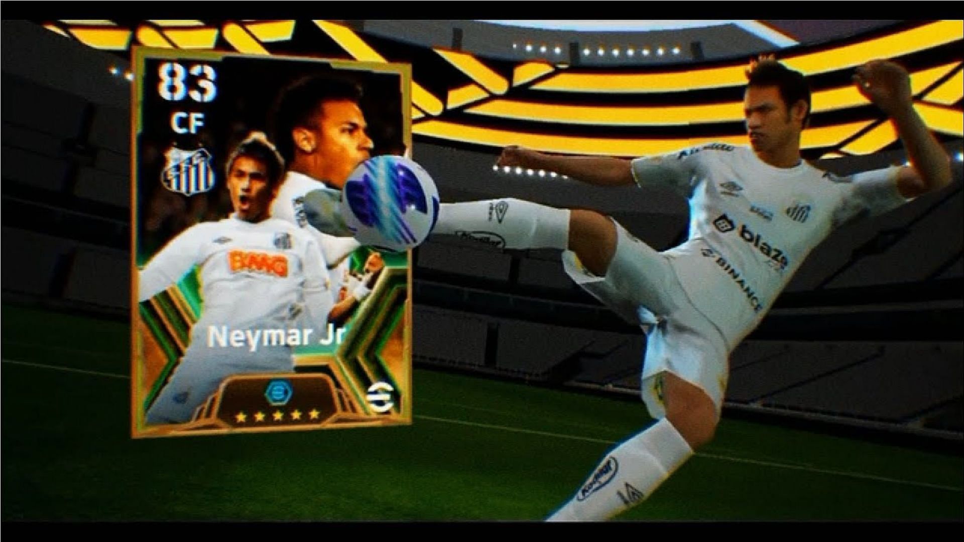 Epic Neymar Jr Santos card in eFootball 2024