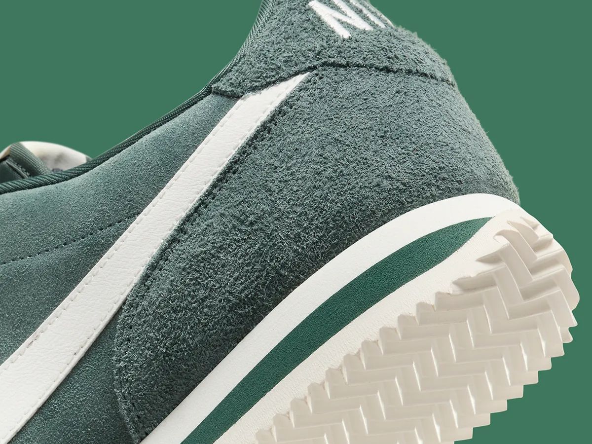 Nike Cortez &ldquo;Vintage Green/Sail&rdquo; sneakers (Image via Sneaker News)