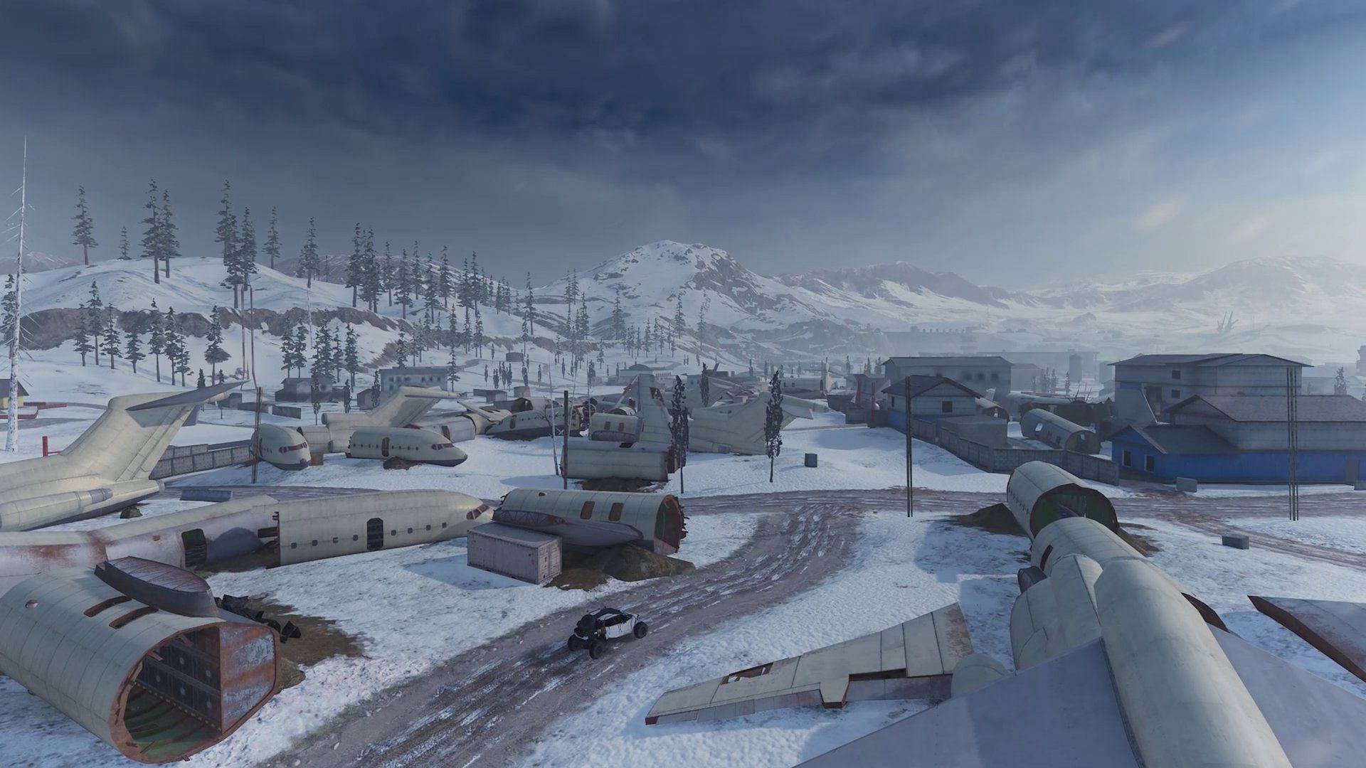 Snowy Verdansk in Warzone Mobile (Image via Activision)