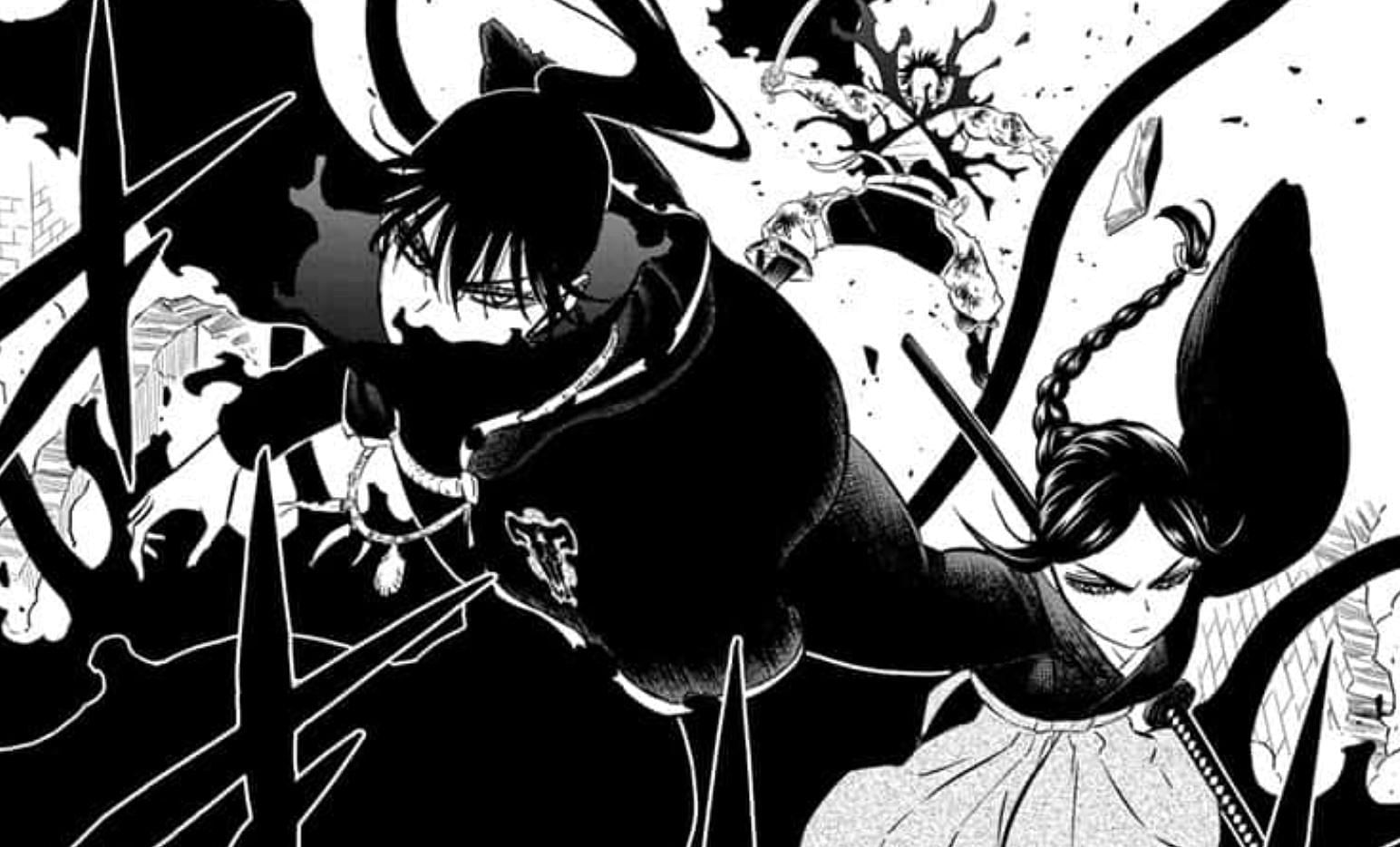 Nacht and Ichika as seen in Black Clover manga (Image via Shueisha)