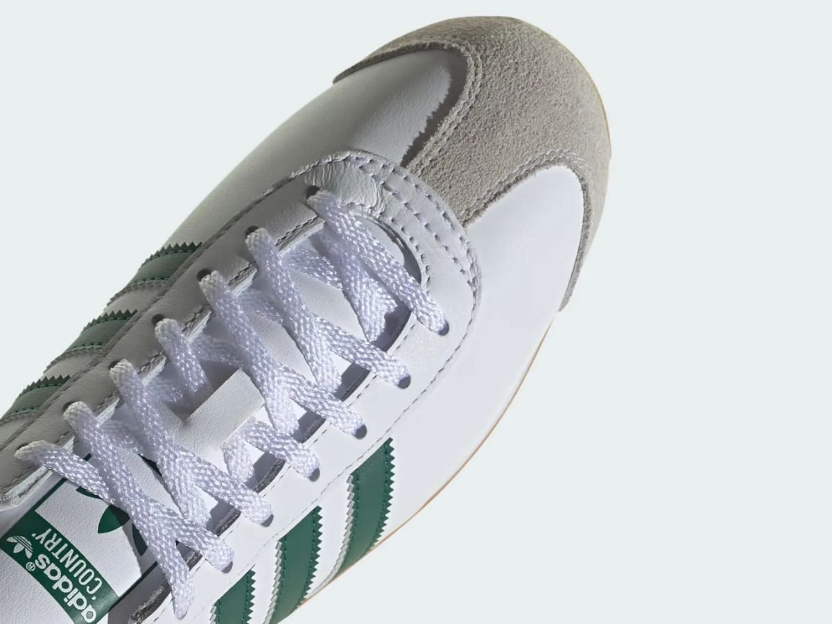 Adidas Country Cloud White/Collegiate Green sneakers (Image via SBD)