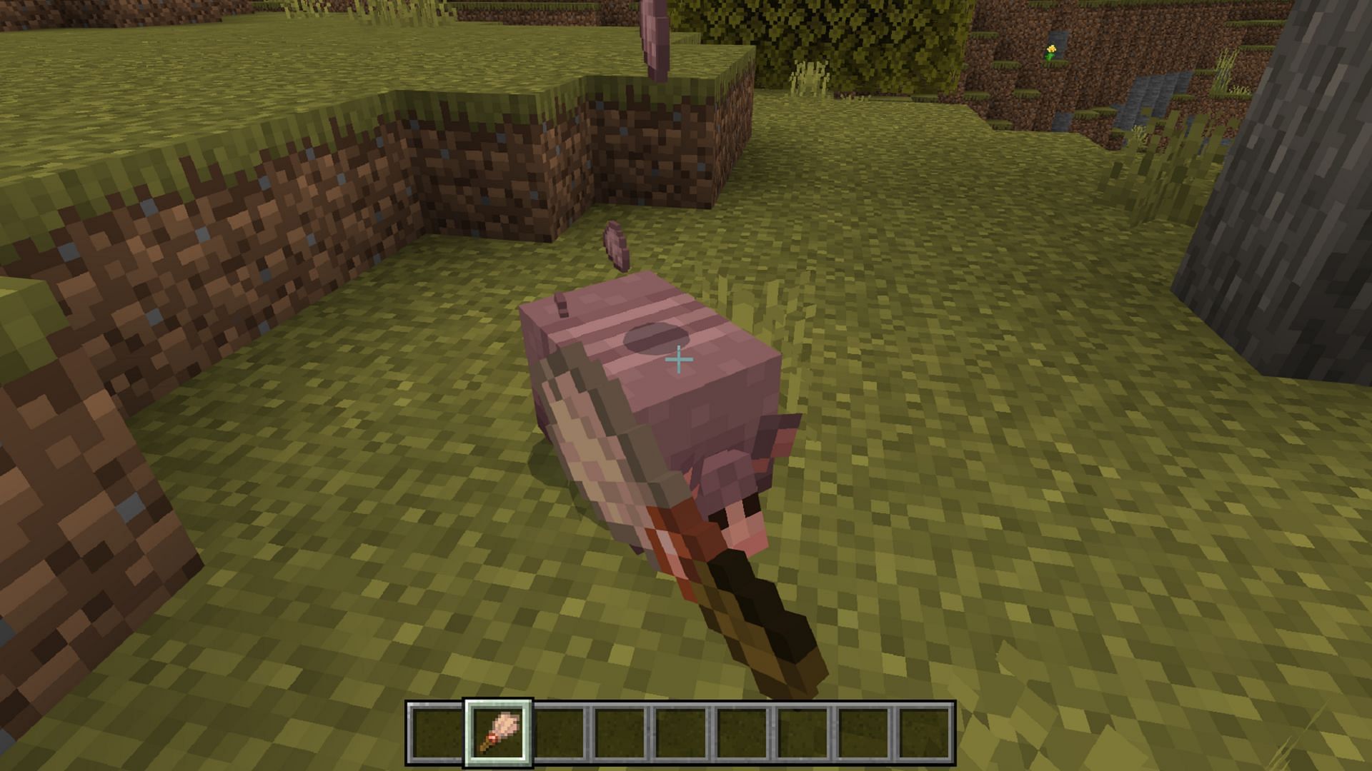 Armadillo can be obtained in Minecraft with a brush (Image via Mojang)