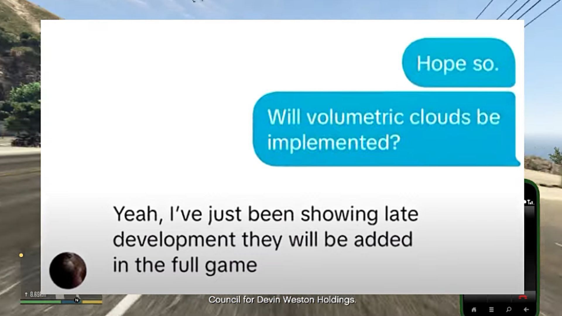 The leaker claims the footage belongs to the title&#039;s late development stage (Image via YouTube/TGG)