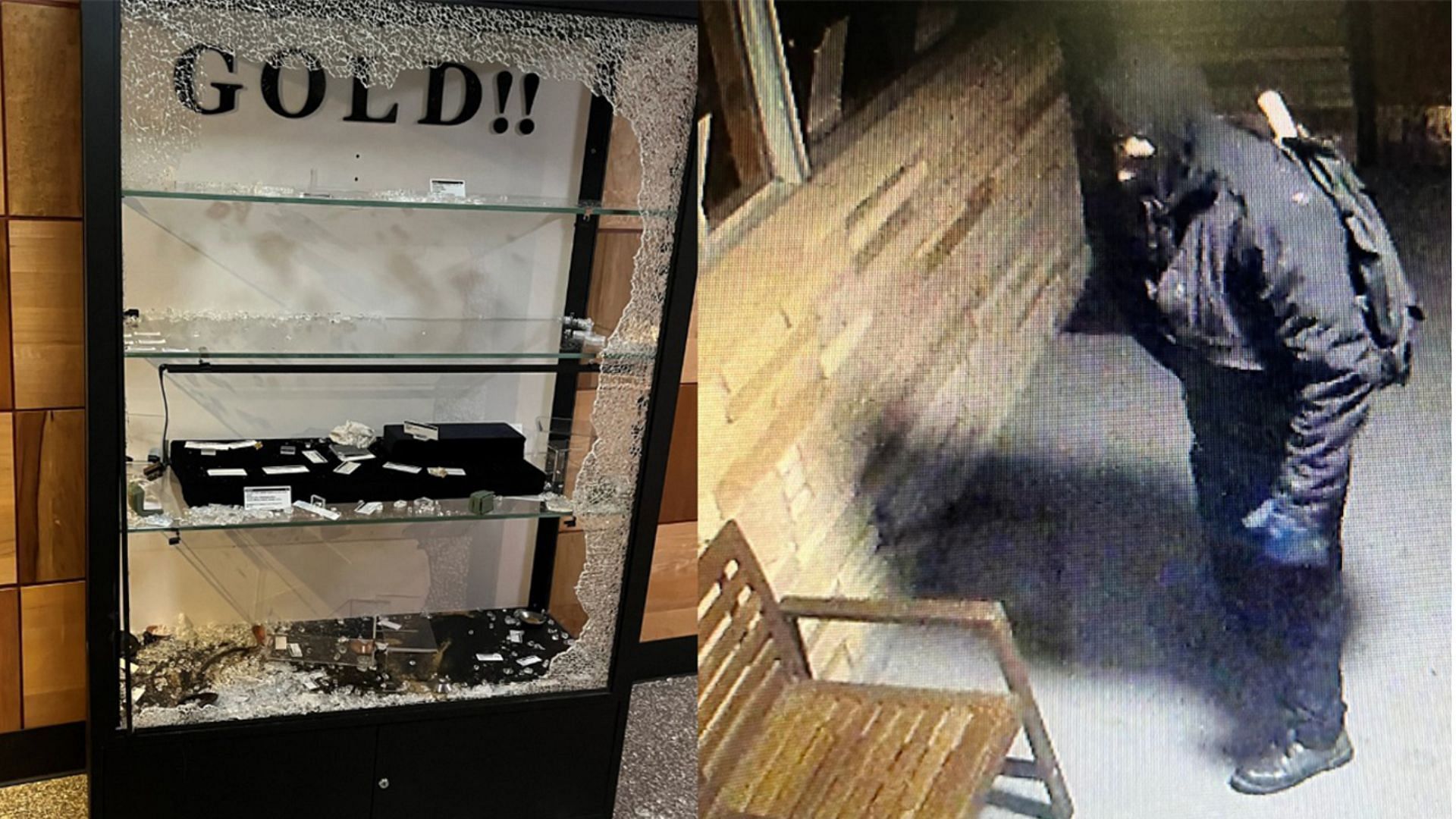 Oregon man steals numerous gold items after smashing a museum window, prompts reactions online (Image via Washington County Sheriff