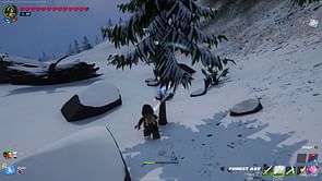How to get Frostpine and make Frostpine Rods In LEGO Fortnite