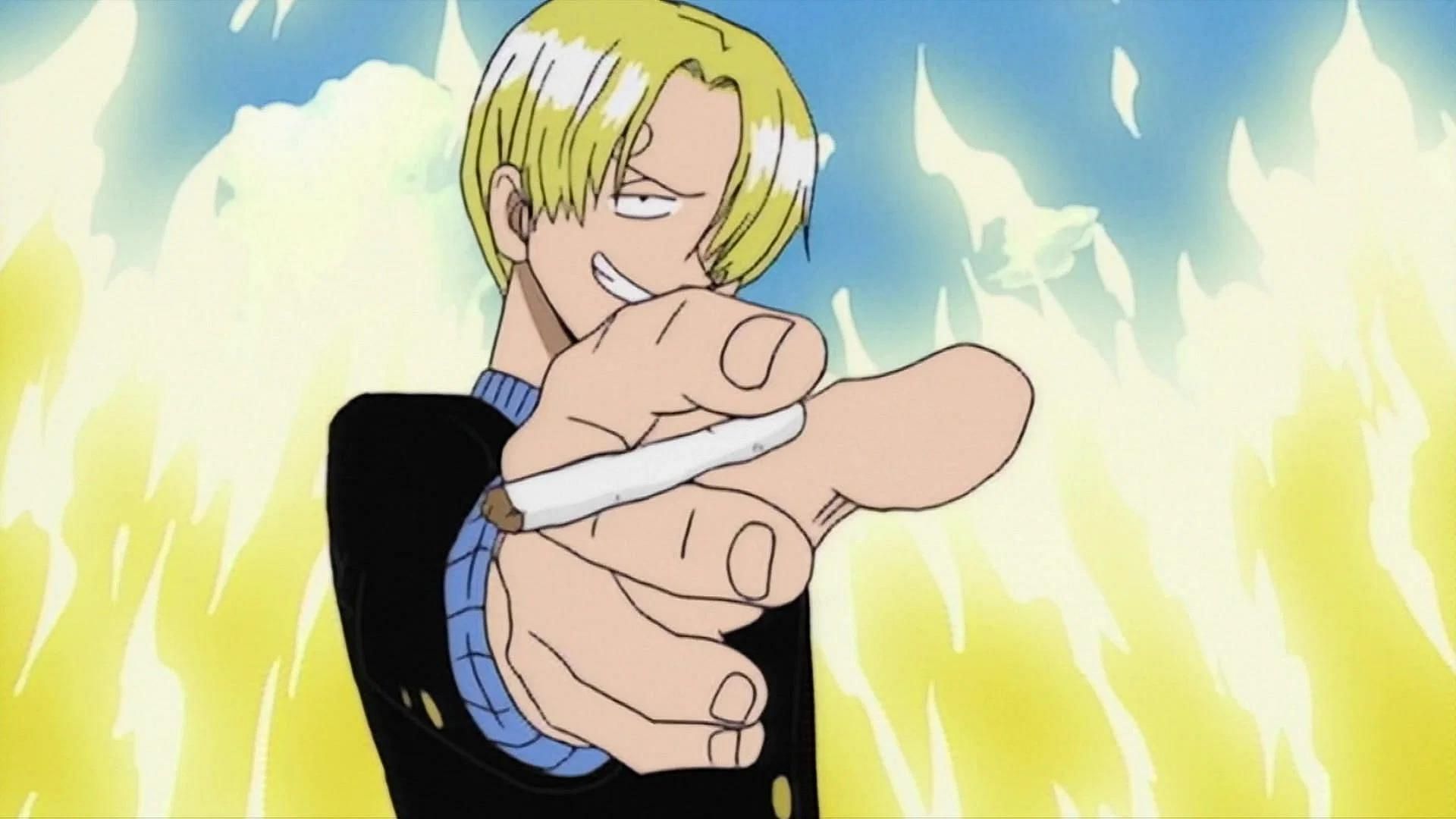 Sanji as shown during the Baratie arc (Image via Toei Animation)