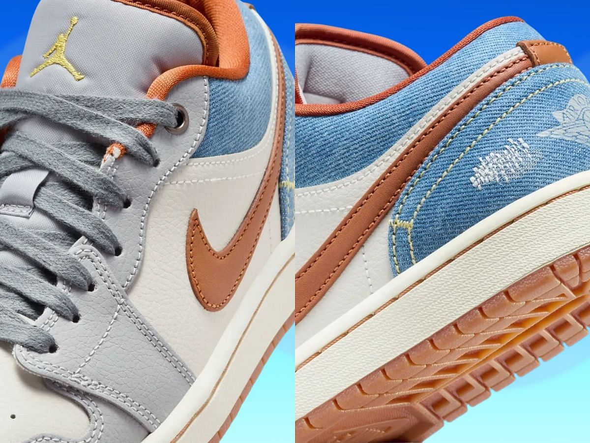 Take a closer look at the heels and tongue sections (Image via Nike)